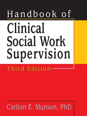 cover image of Handbook of Clinical Social Work Supervision